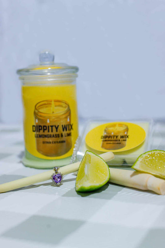 Lemongrass & Lime Scented Candle