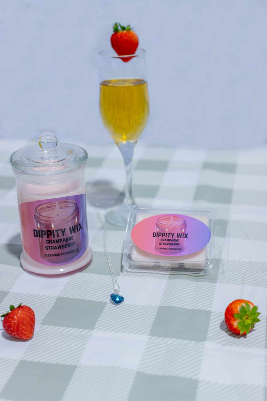 Champagne & Strawberry Scented Wax Melts 