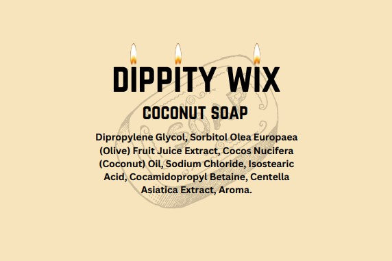 Coconut scented hand made soap