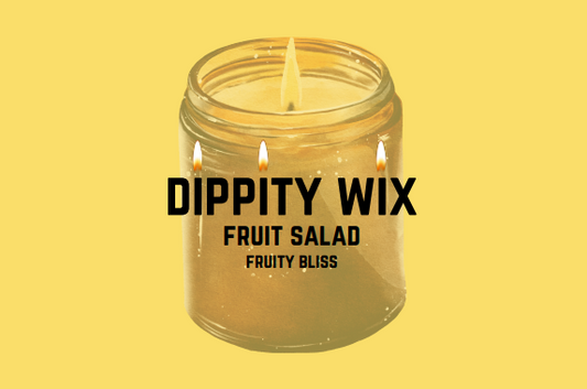 Fruit Salad scented candle with hidden jewellery inside