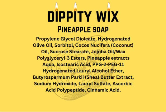 Pineapple Scented Hand Crafted Soap